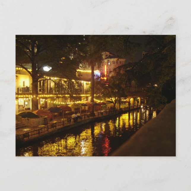 San Antonio River Walk Postcard (Front)