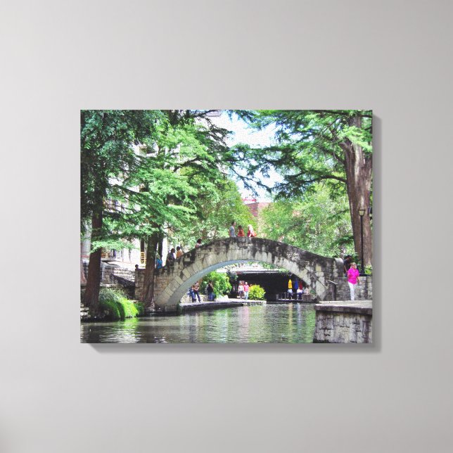 San Antonio Riverwalk Canvas Print (Front)