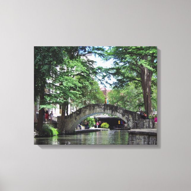 San Antonio Riverwalk Canvas Print (Front)