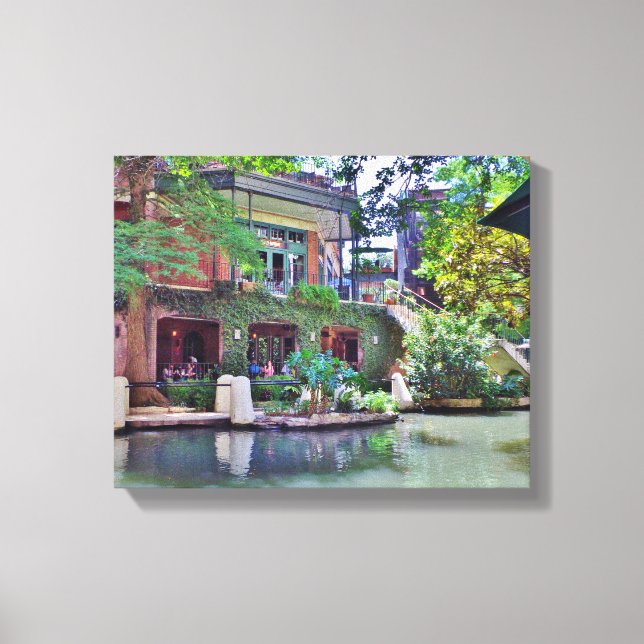 San Antonio Riverwalk Canvas Print (Front)