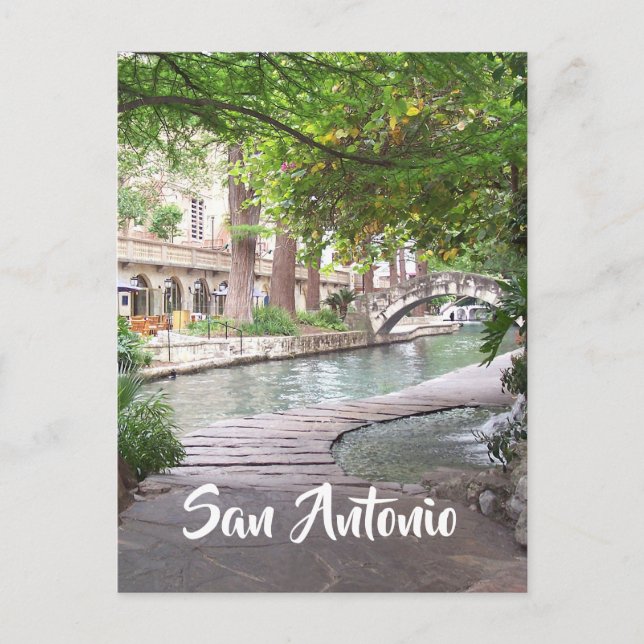 San Antonio Riverwalk photo Postcard (Front)