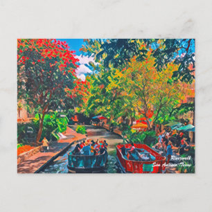 San Antonio Riverwalk Postcard