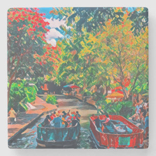 San Antonio Riverwalk Stone Coaster