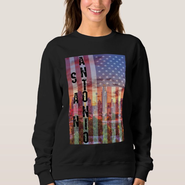 San Antonio Skyline Texas Sweatshirt (Front)
