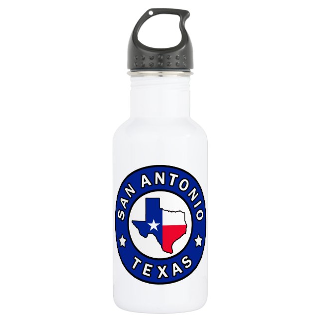 San Antonio Texas 532 Ml Water Bottle (Front)