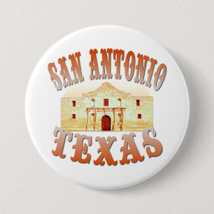 San Antonio Texas 7.5 Cm Round Badge