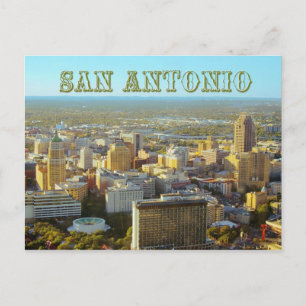 San Antonio, Texas -  Aerial View Postcard