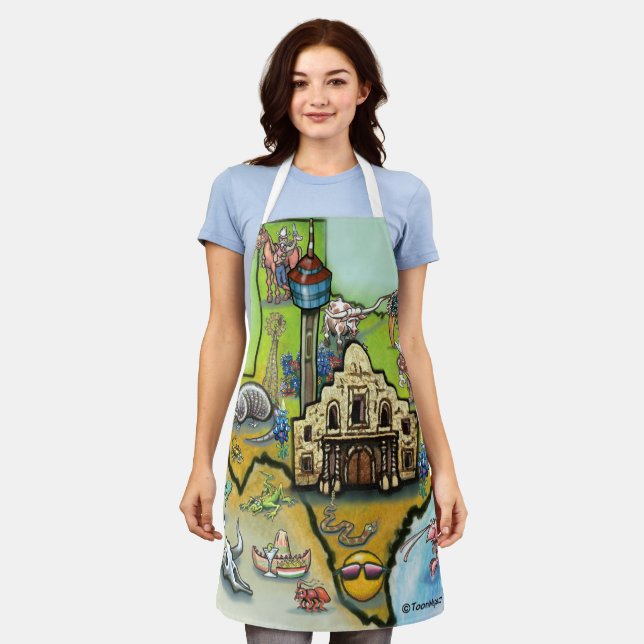 San Antonio Texas Apron (Worn)