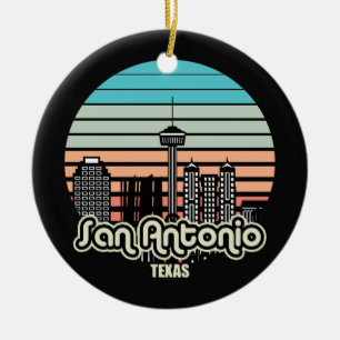 San Antonio,Texas Ceramic Tree Decoration
