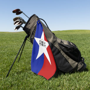 San Antonio (Texas) city flag Golf Towel