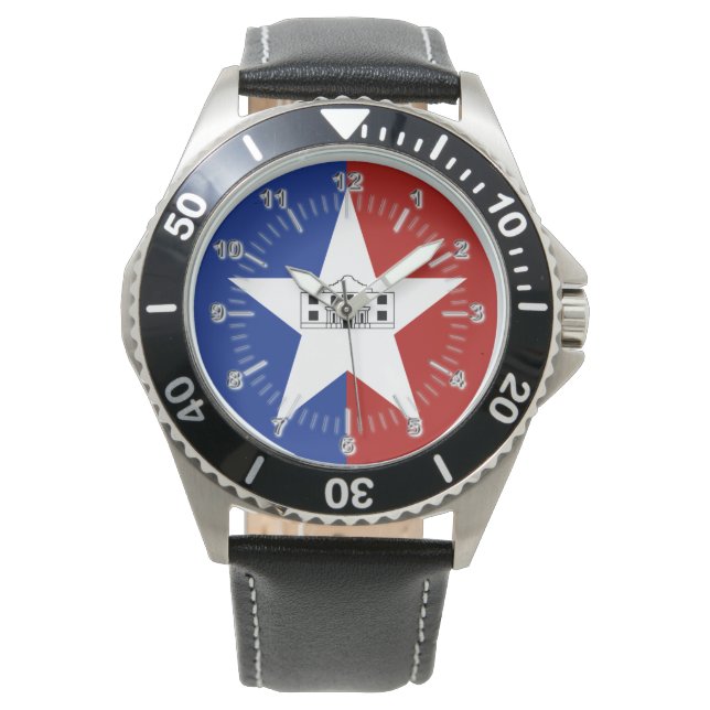 San Antonio (Texas) City flag Watch (Front)