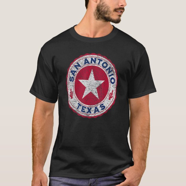 San Antonio  Texas Colourful Clothing T-Shirt (Front)