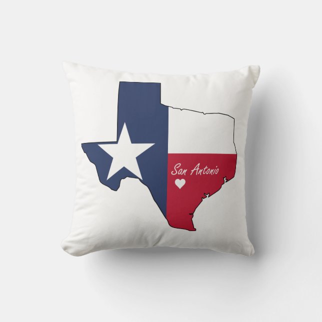 San Antonio, Texas Cushion (Front)