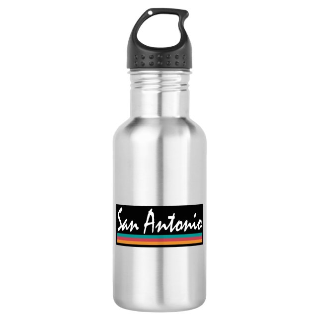 San Antonio Texas Fiesta Colours 532 Ml Water Bottle (Front)