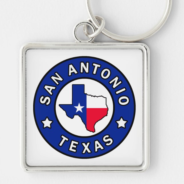 San Antonio Texas Key Ring (Front)