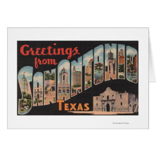 San Antonio, Texas - Large Letter Scenes
