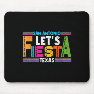 San Antonio Texas Lets Fiesta Cinco De Mayo Party Mouse Mat