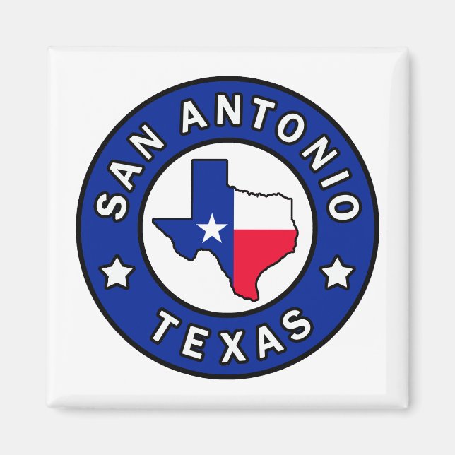 San Antonio Texas Magnet (Front)