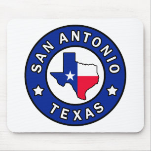 San Antonio Texas Mouse Mat