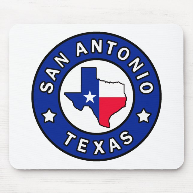 San Antonio Texas Mouse Mat (Front)