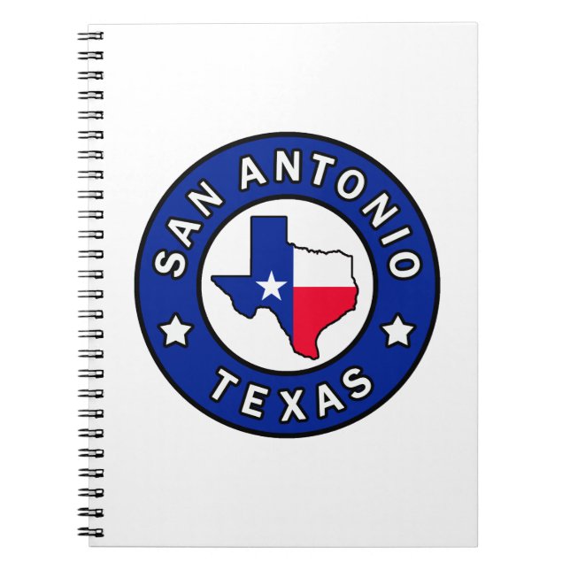 San Antonio Texas Notebook (Front)