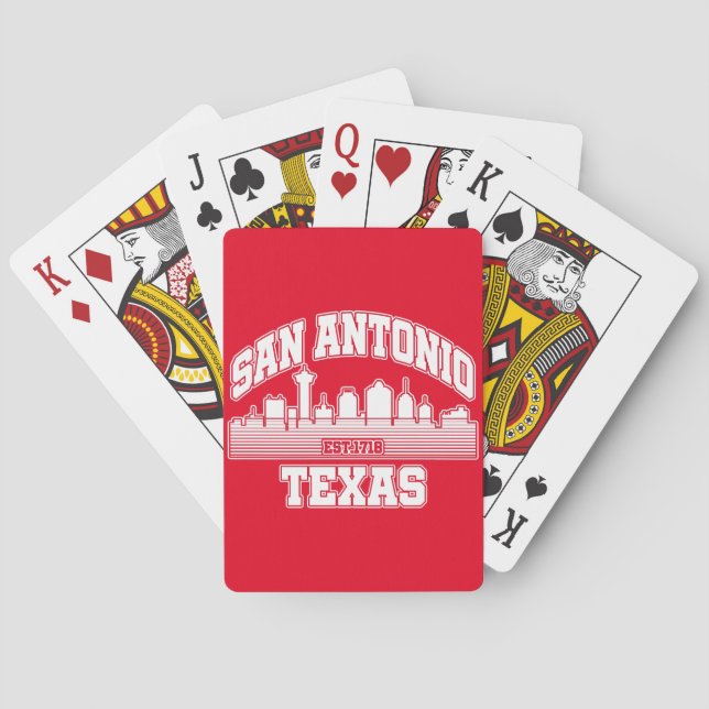 San Antonio,Texas Playing Cards (Back)