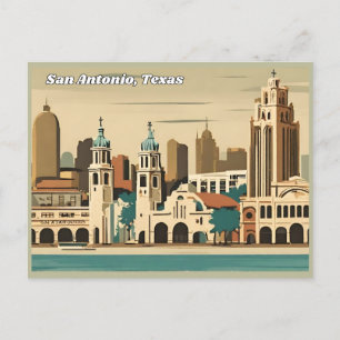 San Antonio, Texas Postcard