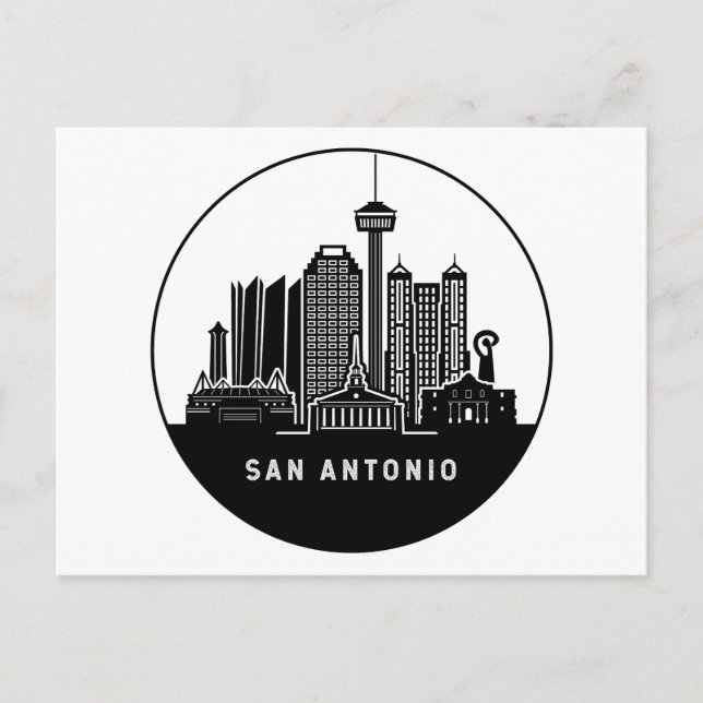San Antonio Texas Postcard (Front)