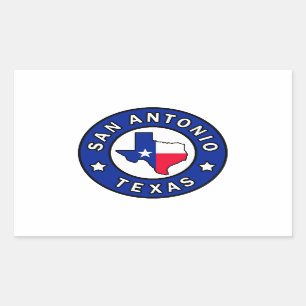 San Antonio Texas Rectangular Sticker