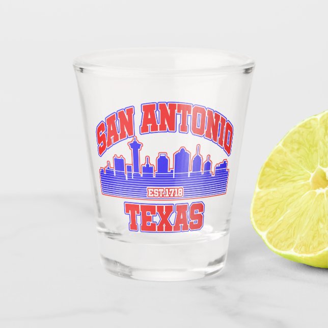 San Antonio,Texas Shot Glass (Front)