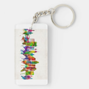 San Antonio Texas skyline Key Ring