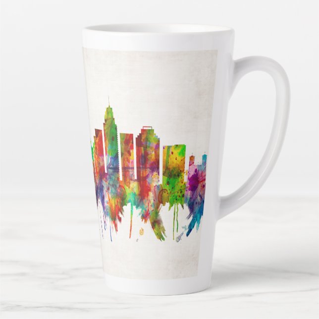 San Antonio Texas skyline Latte Mug (Right)