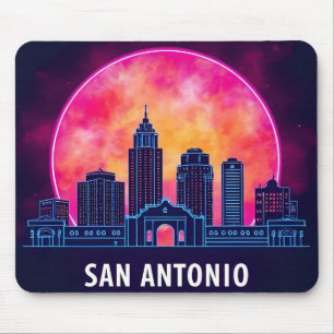 San Antonio Texas skyline Mouse Mat