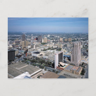 San Antonio Texas Skyline Postcard