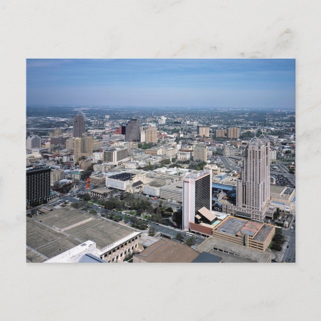 San Antonio Texas Skyline Postcard (Front)