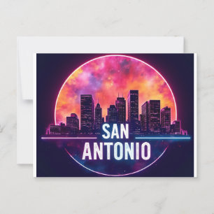 San Antonio Texas skyline Postcard