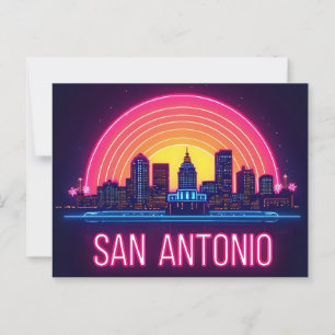 San Antonio Texas skyline Postcard
