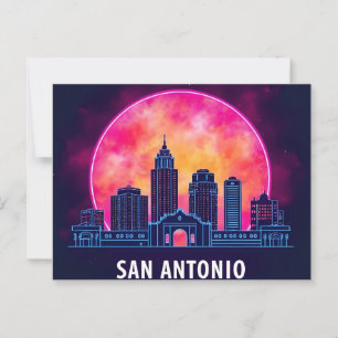 San Antonio Texas skyline Postcard