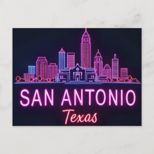San Antonio Texas skyline Postcard