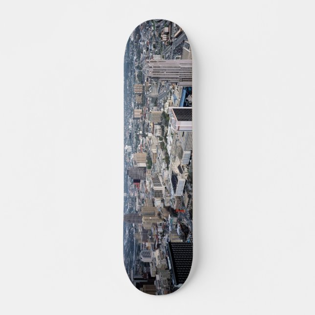 San Antonio Texas Skyline Skateboard (Front)