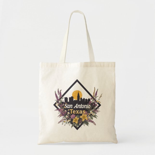 San Antonio Texas skyline Tote Bag (Front)