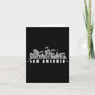 San Antonio Texas Skyline Tx Pride Card