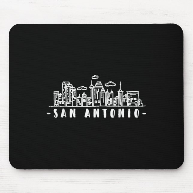 San Antonio Texas Skyline Tx Pride  Mouse Mat (Front)