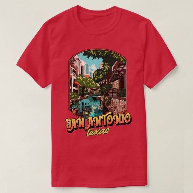 San Antonio Texas T-Shirt (Design Front)