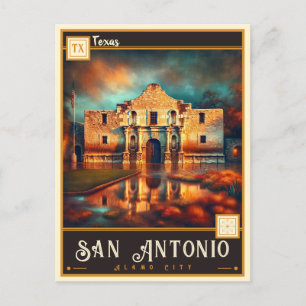 San Antonio, Texas   Vintage Postcard
