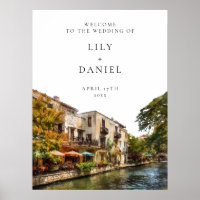 San Antonio Wedding Welcome Sign