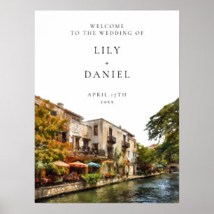 San Antonio Wedding Welcome Sign