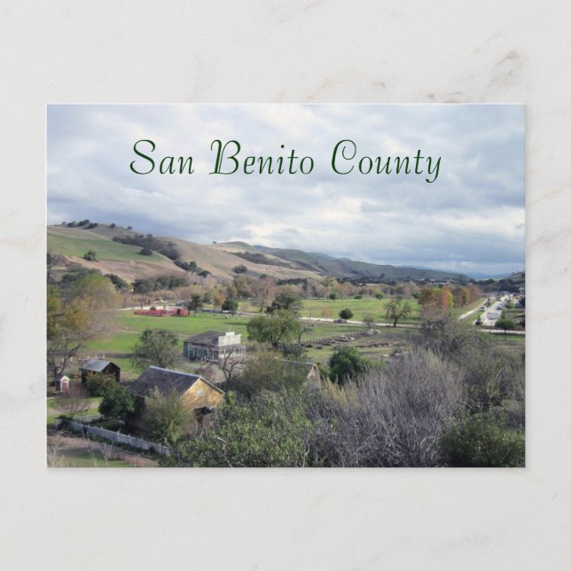 San Benito County Historical and Recreational Park Postcard (Front)