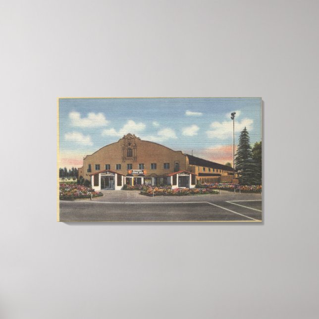 San Bernardino, CA - Home of the National Orange Canvas Print (Front)