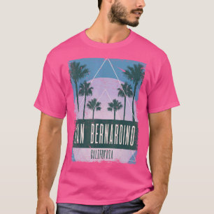 San Bernardino California CA Vintage Vaporwave Ret T-Shirt